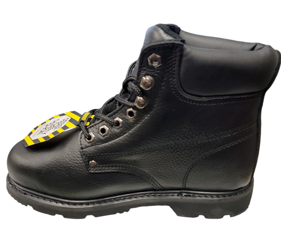 Rhino 65S01 6 inch Steel Toe Safety Work Boot - Black