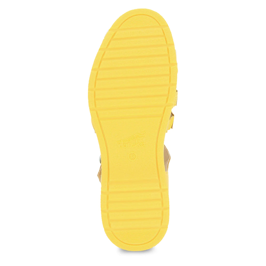 Dansko Women's Roxie Sandal - Yellow Nappa