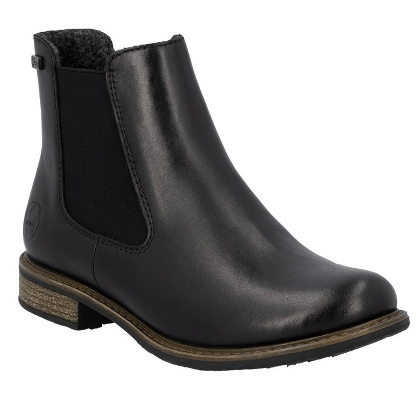 Rieker Women's 74870 Ornella Waterproof Chelsea Boot - Black