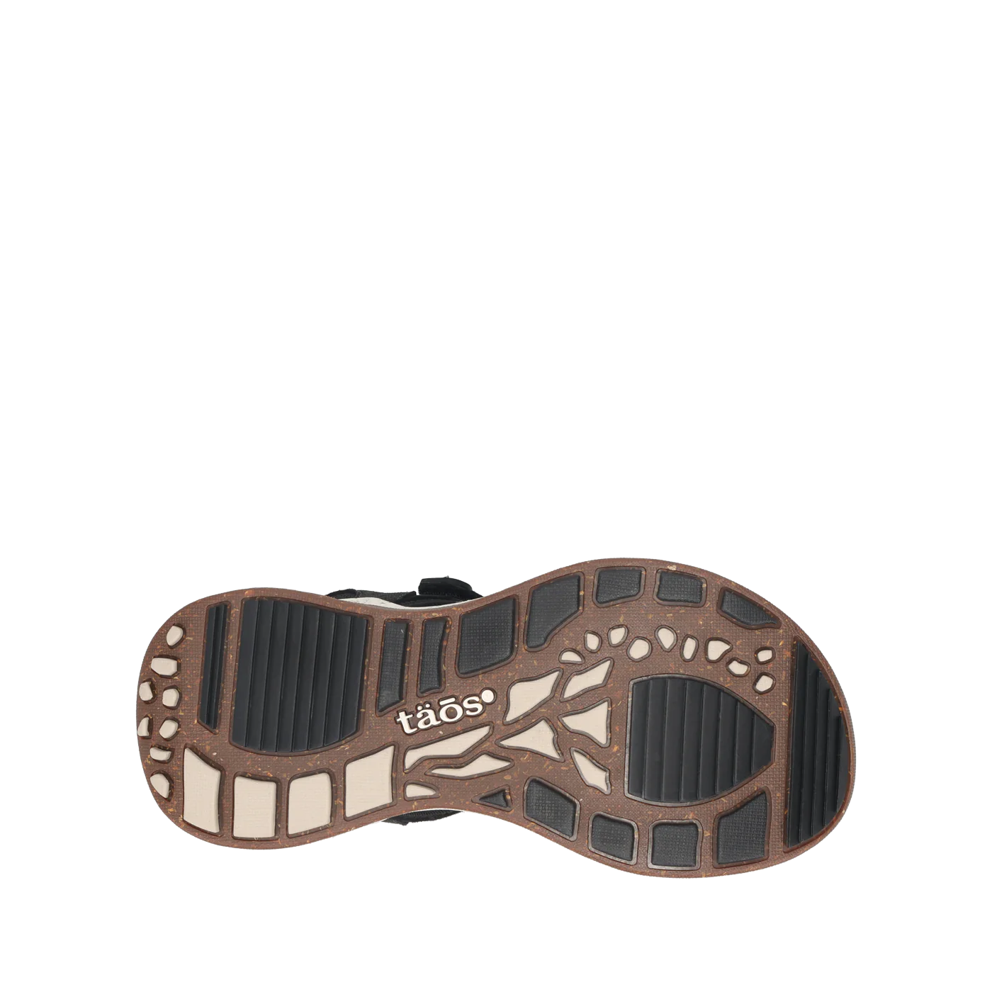 Taos Women's Super Side Strap Sandal - Black Emboss
