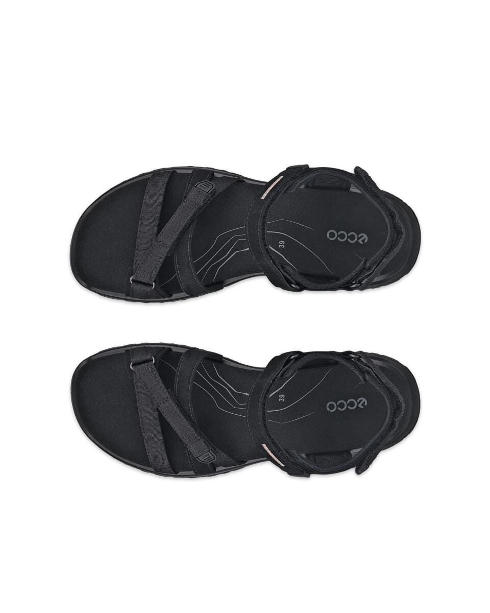 Ecco Women's Yucatan Offroad Roam Lea Tex Sandal - Black