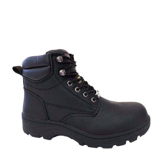 Vegace Men's 8614 Steel Toe Boot - Black
