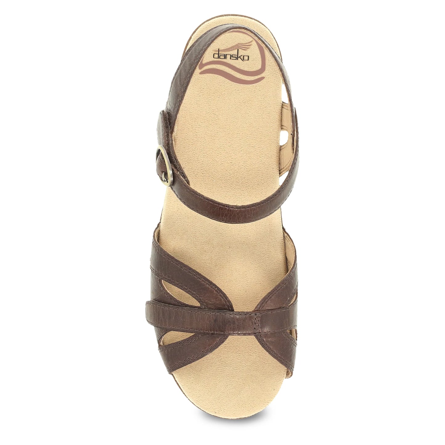 Dansko Season Pull Up Vintage Sandal - Teak
