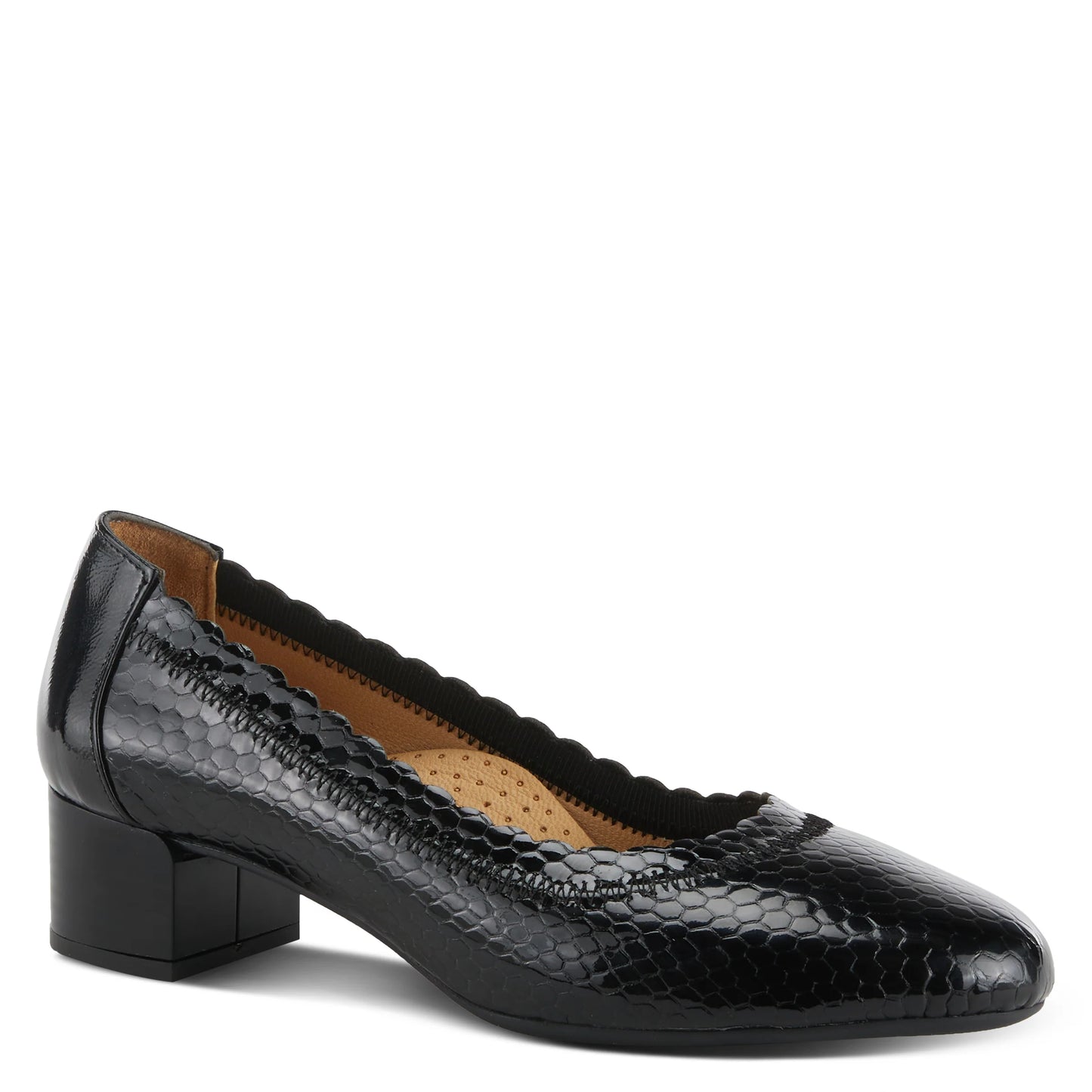 Spring Step Women's Ahemria Dress Pump - Black Patent