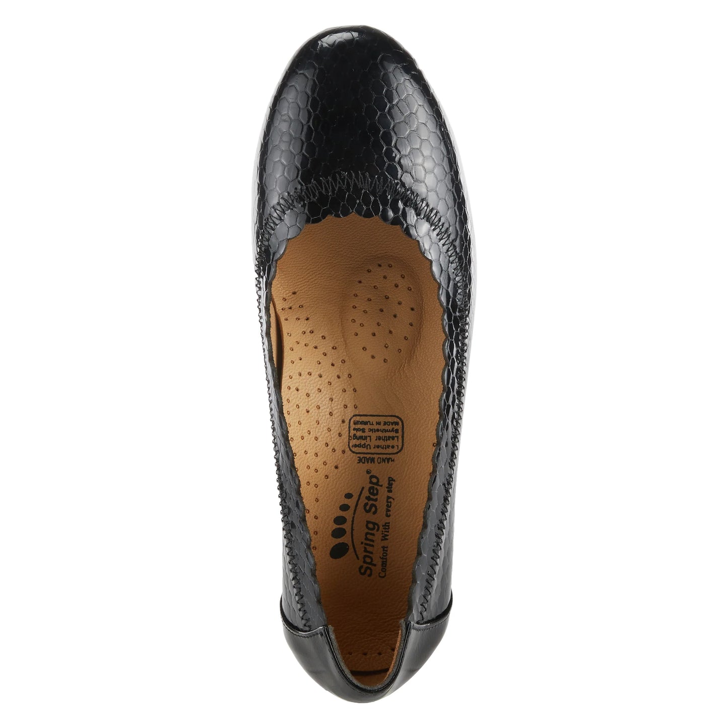 Spring Step Women's Ahemria Dress Pump - Black Patent
