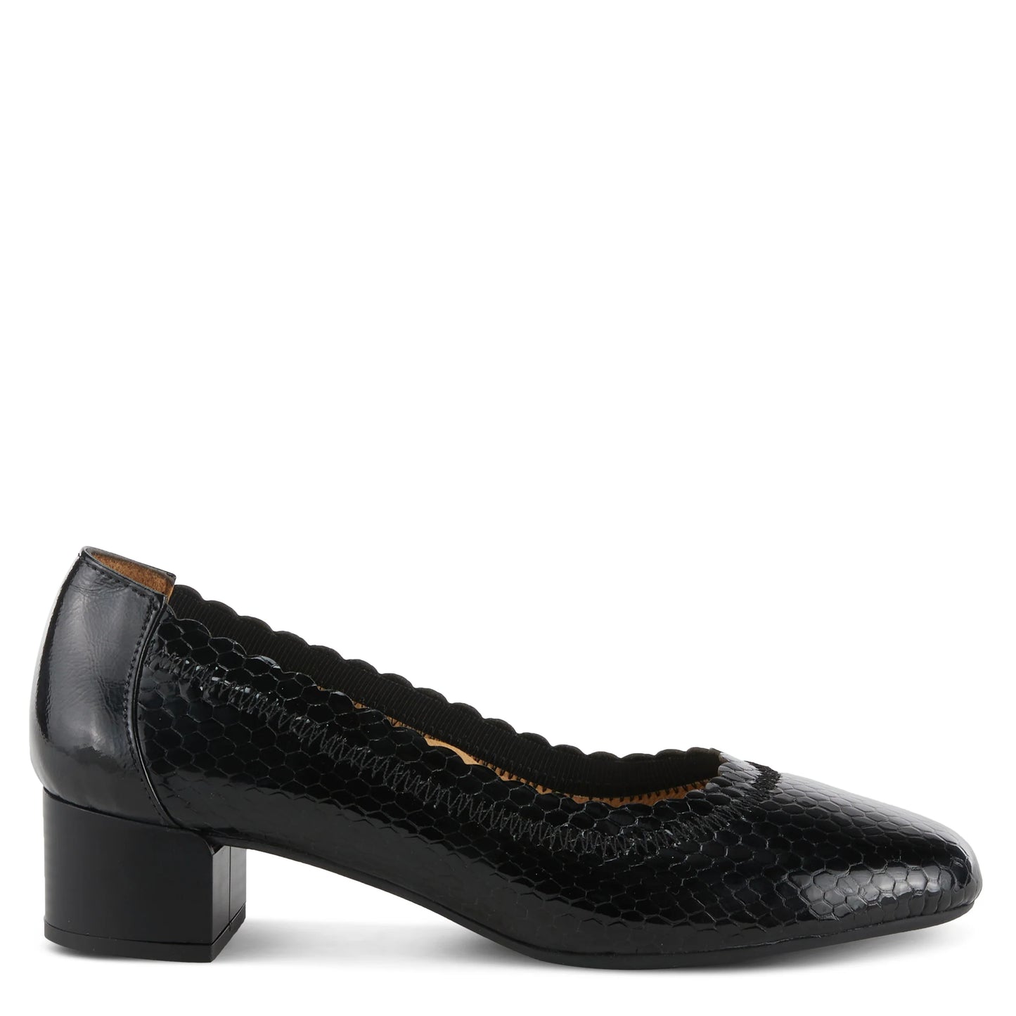 Spring Step Women's Ahemria Dress Pump - Black Patent