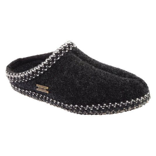 Haflinger Unisex AS (AS25) Soft Sole Slipper - Charcoal
