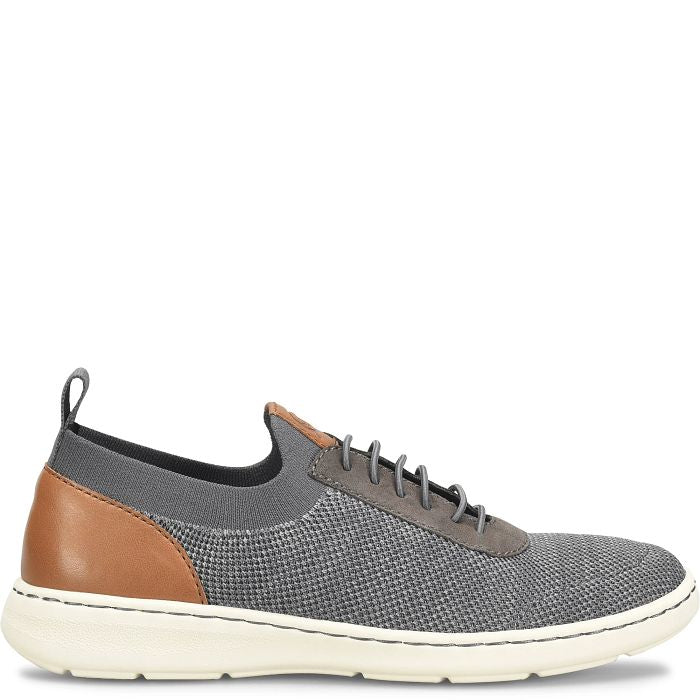 Born Men's Marius Sneaker - Dark Grey/Brown