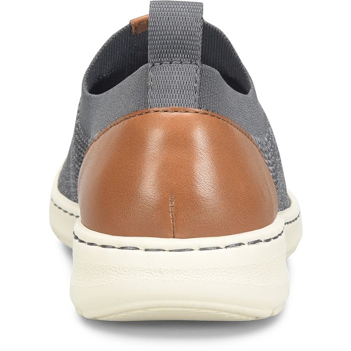 Born Men's Marius Sneaker - Dark Grey/Brown