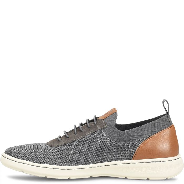 Born Men's Marius Sneaker - Dark Grey/Brown