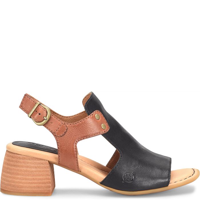 Born Women's Sylvie Sandals - Black/Brown