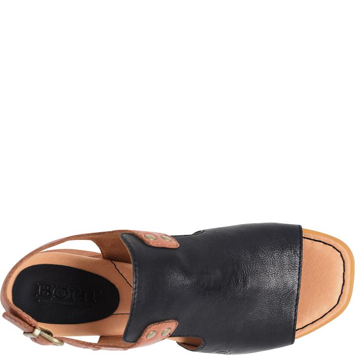 Born Women's Sylvie Sandals - Black/Brown