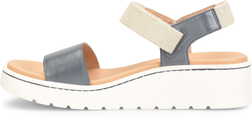Born Women's Kyla Strapback Sandal - Navy (Denim)