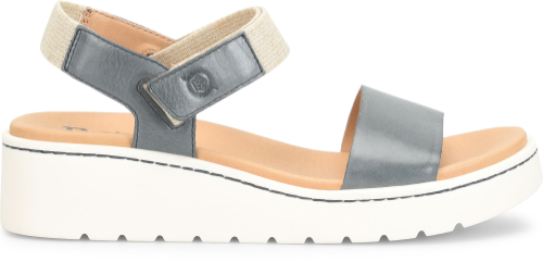 Born Women's Kyla Strapback Sandal - Navy (Denim)