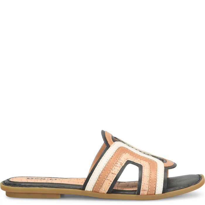 Born Women's Hyannis Slide Sandal - Black Combo
