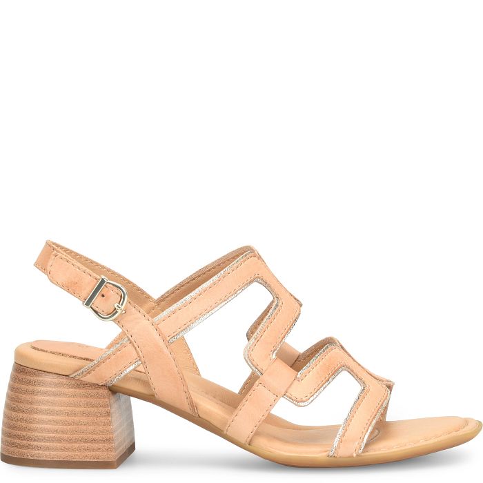 Born Women's Sofia Heeled Sandal - Natural/Pana Cotta