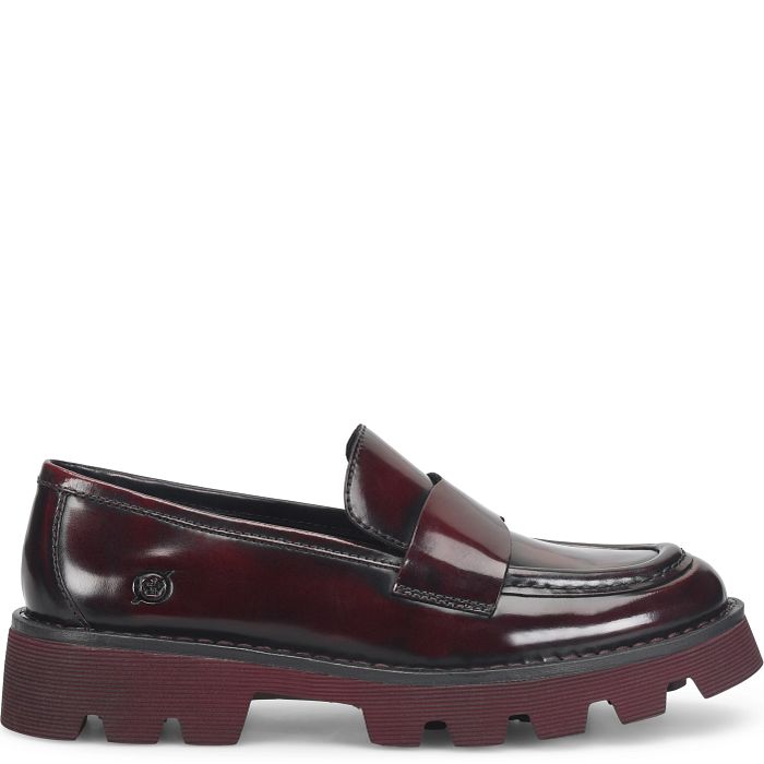 Born Women's Sigge Slip On - Dark Cherry