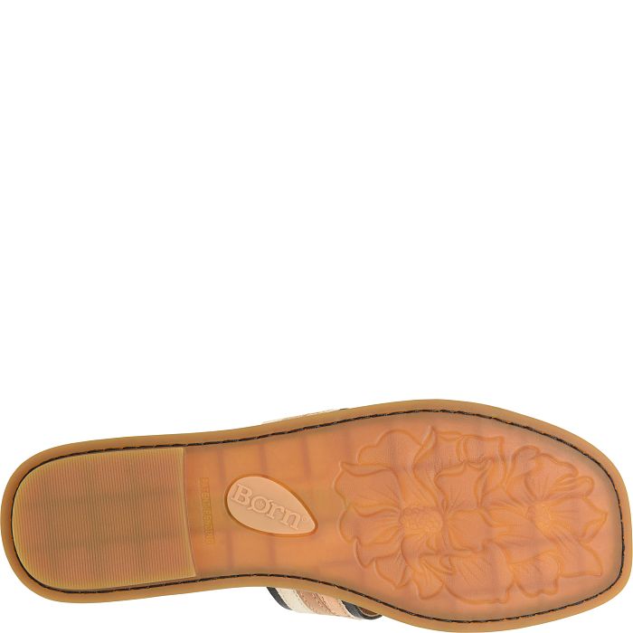 Born Women's Hyannis Slide Sandal - Black Combo