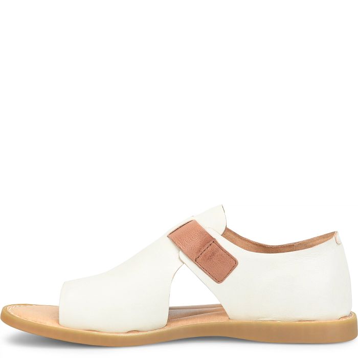 Born Women's Ivey Open Toe Sandal - Ivory/Luggage