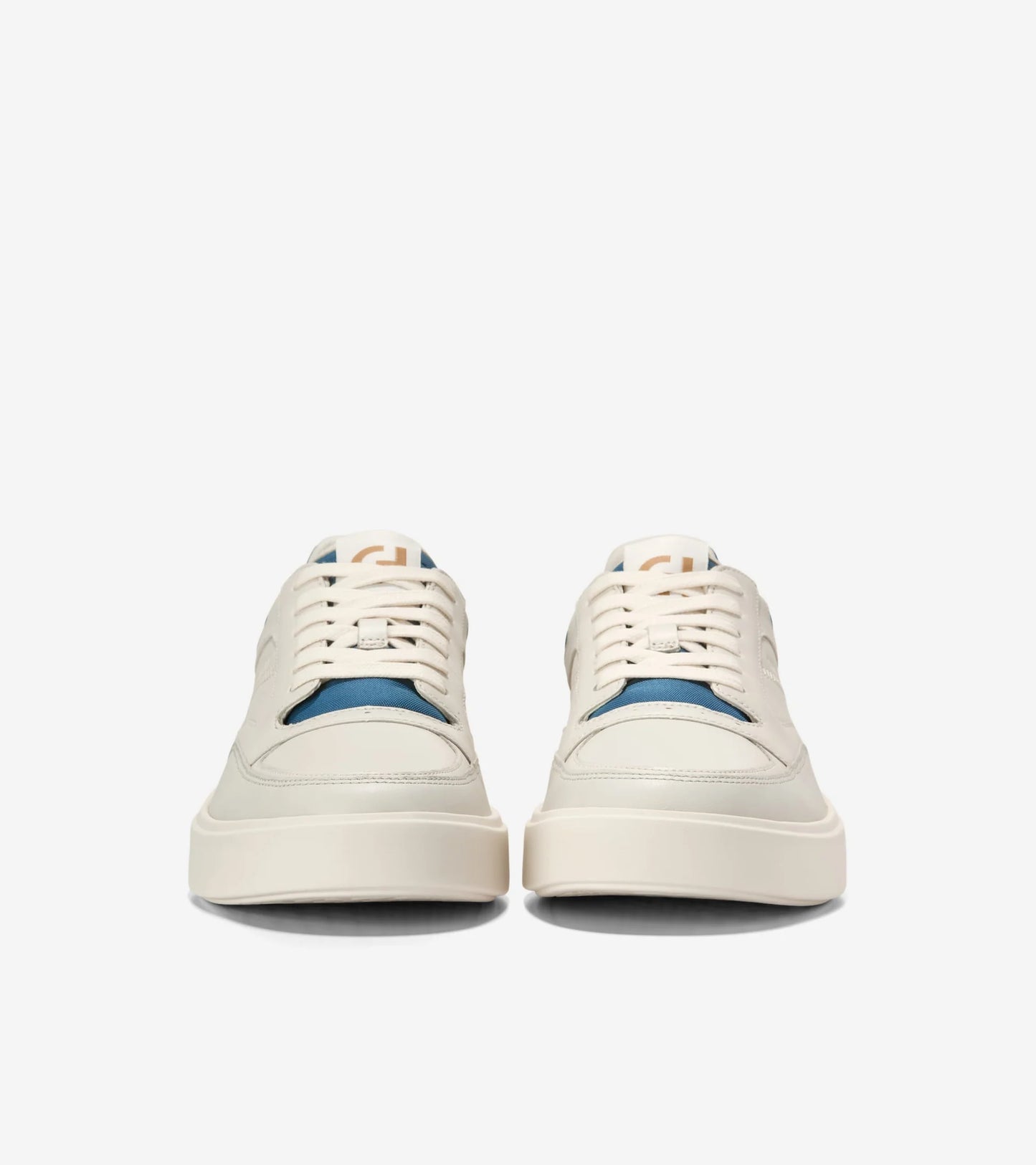 Cole Haan Men's Grand Crosscourt Traveler Setshot Sneakers - Ivory/Dark Blue