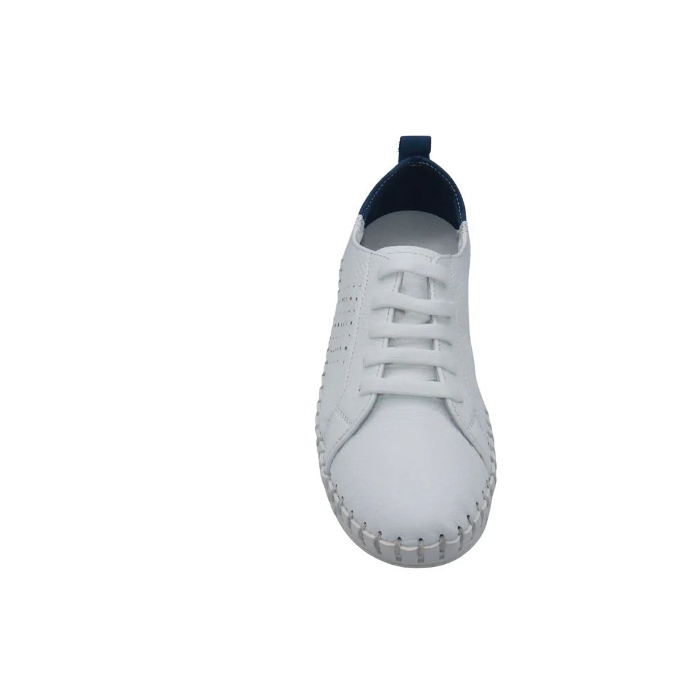Eric Michael by Laurevan Women's Brandie Shoe - Denim/White
