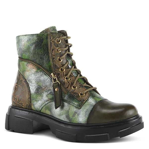 Spring Step Women's L'Artiste Carnelian Boot - Olive Multi