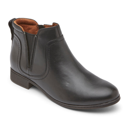 Rockport Women's Crosbie Gore Bootie - Black