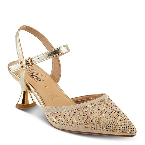 Azura by Spring Step Women's Delicate Sandals - Soft Gold Alamo Shoes Azura by Spring Step Women's Delicate Sandals - Soft Gold Alamo Shoes