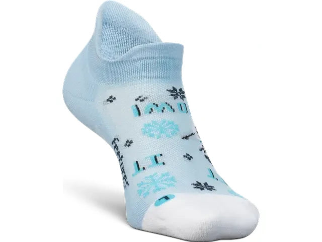 Feetures Elite Light Cushion No Show Tab - Frosty Blue