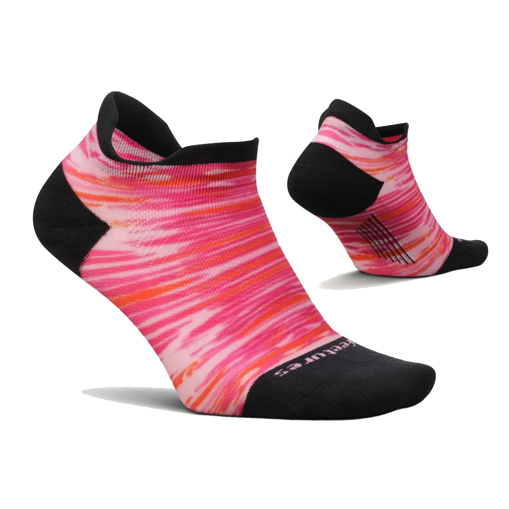 Feetures Elite Light Cushion No Show Tab - Pink