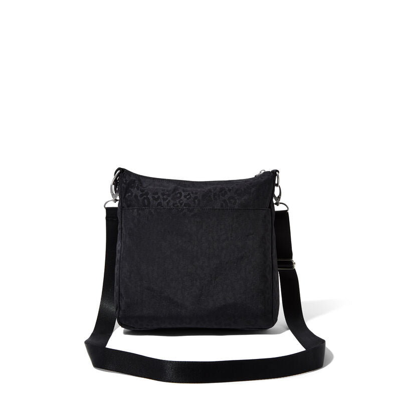 Modern Everywhere Slim Crossbody - Black Cheetah Emboss
