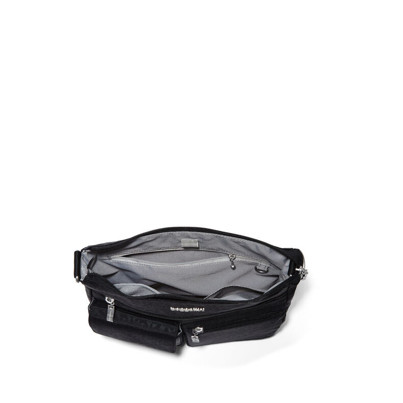 Modern Everywhere Slim Crossbody - Black Cheetah Emboss