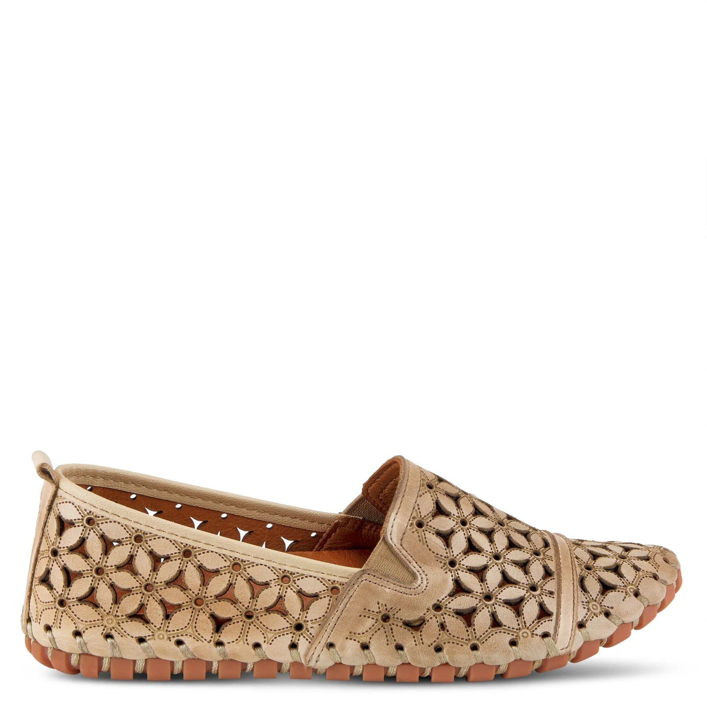 Spring Step Women's Flowerflow Flats - Beige