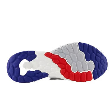New Balance Big Kid's Fresh Foam Arishi V4 Sneakers - Grey Quartz/Royal Blue/Team Red