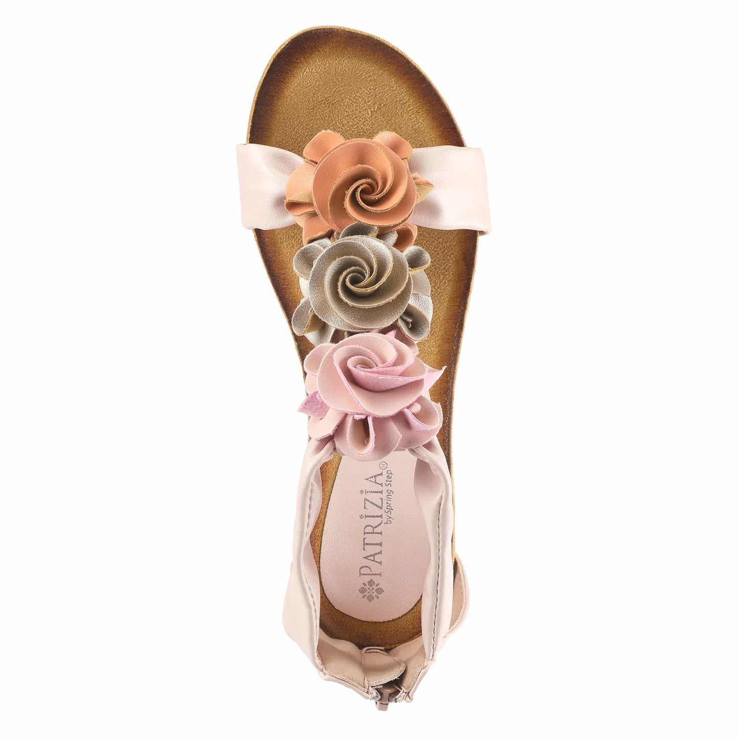 Patrizia by Spring Step Women's Harlequin Sandals - Peach Multi