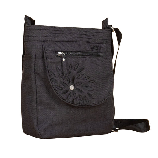 Haiku Women's Jaunt Crossbody Handbag - Black In Bloom