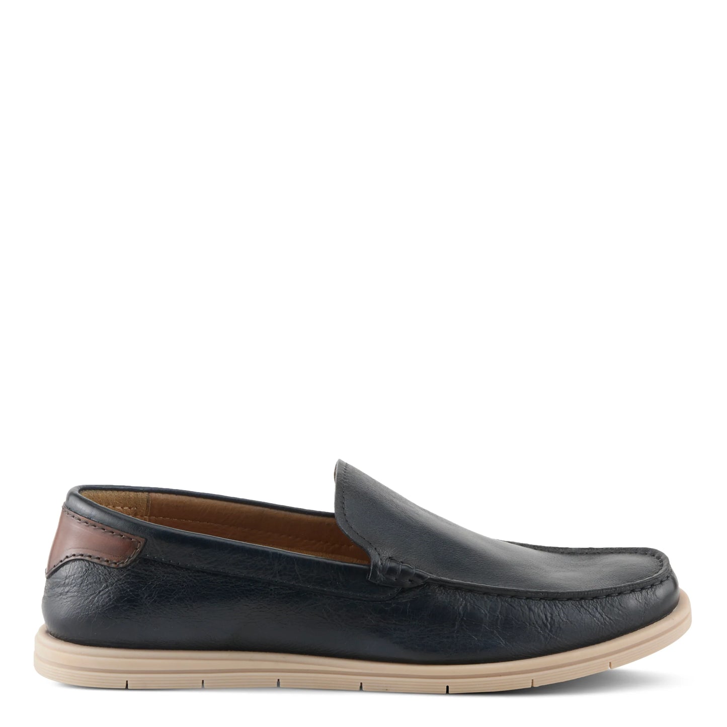 Spring Step Men's Hord Venteian Slip On Moccasin - Navy