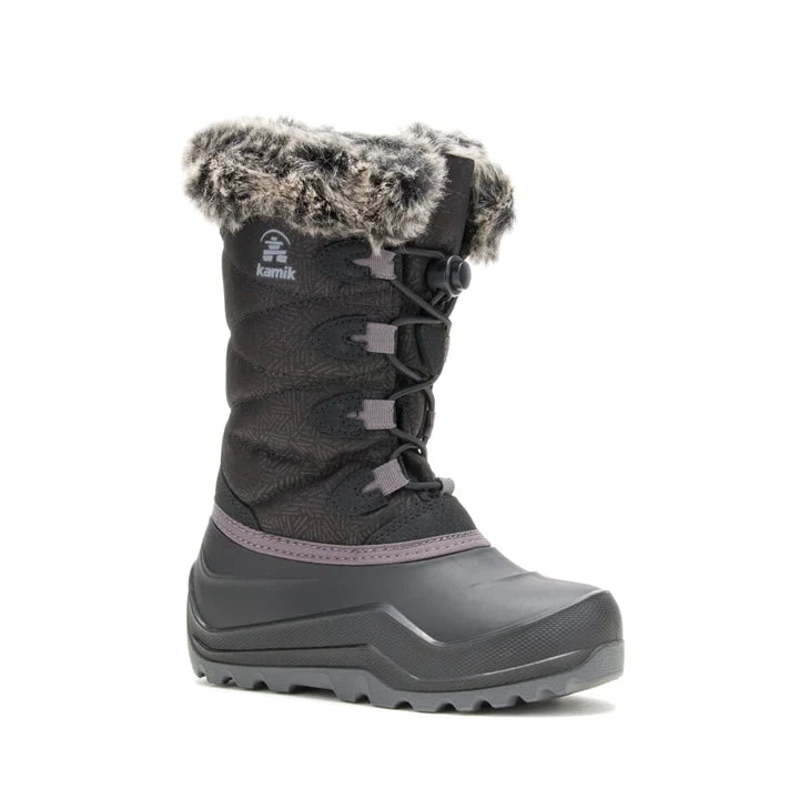 Kamik Chidren s Snowangel Waterproof Boot Black Alamo Shoes