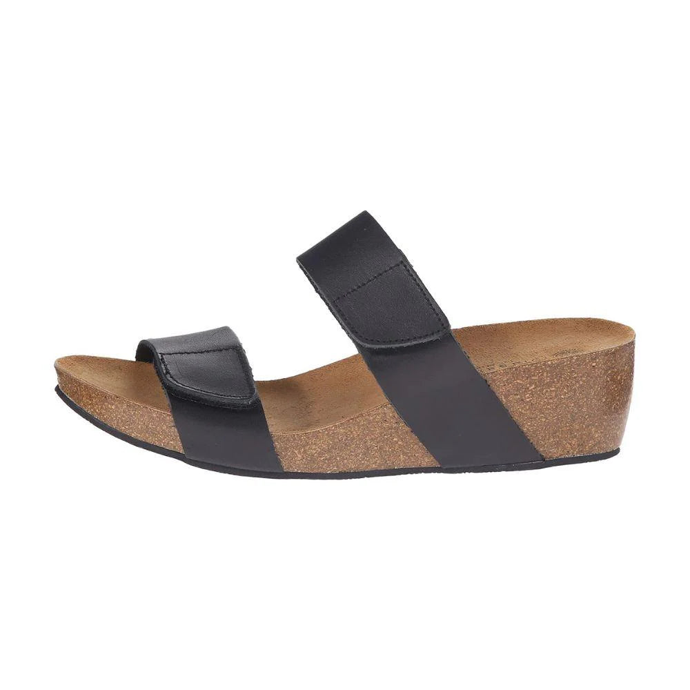 Eric Michael by Laurevan Women's Liat Wedge Sandal - Black