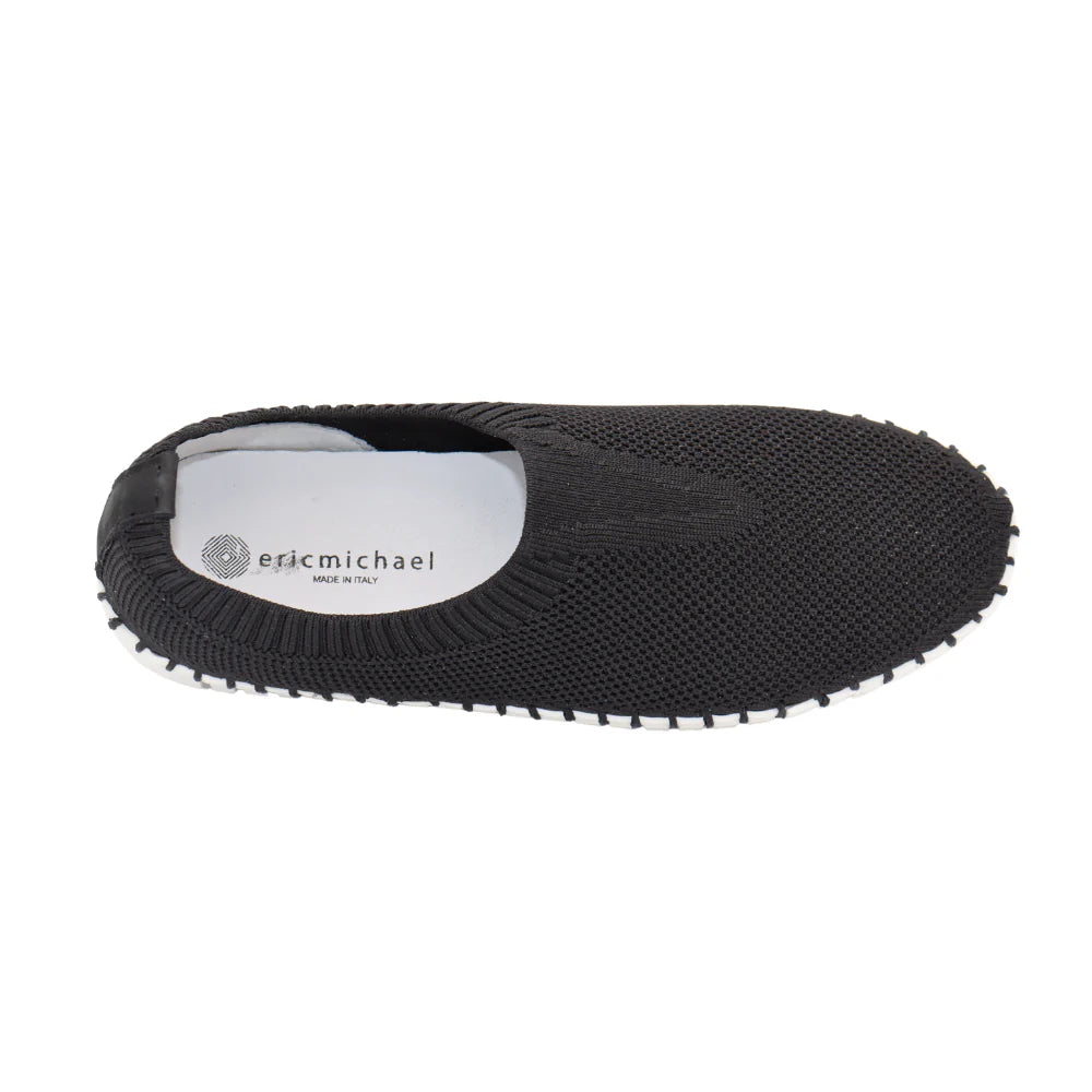Eric Michael by Laurevan Women's Lucy Slip On Shoe - Black