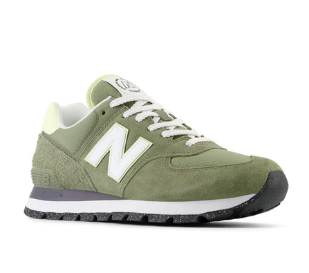 New balance olive green 574 deals