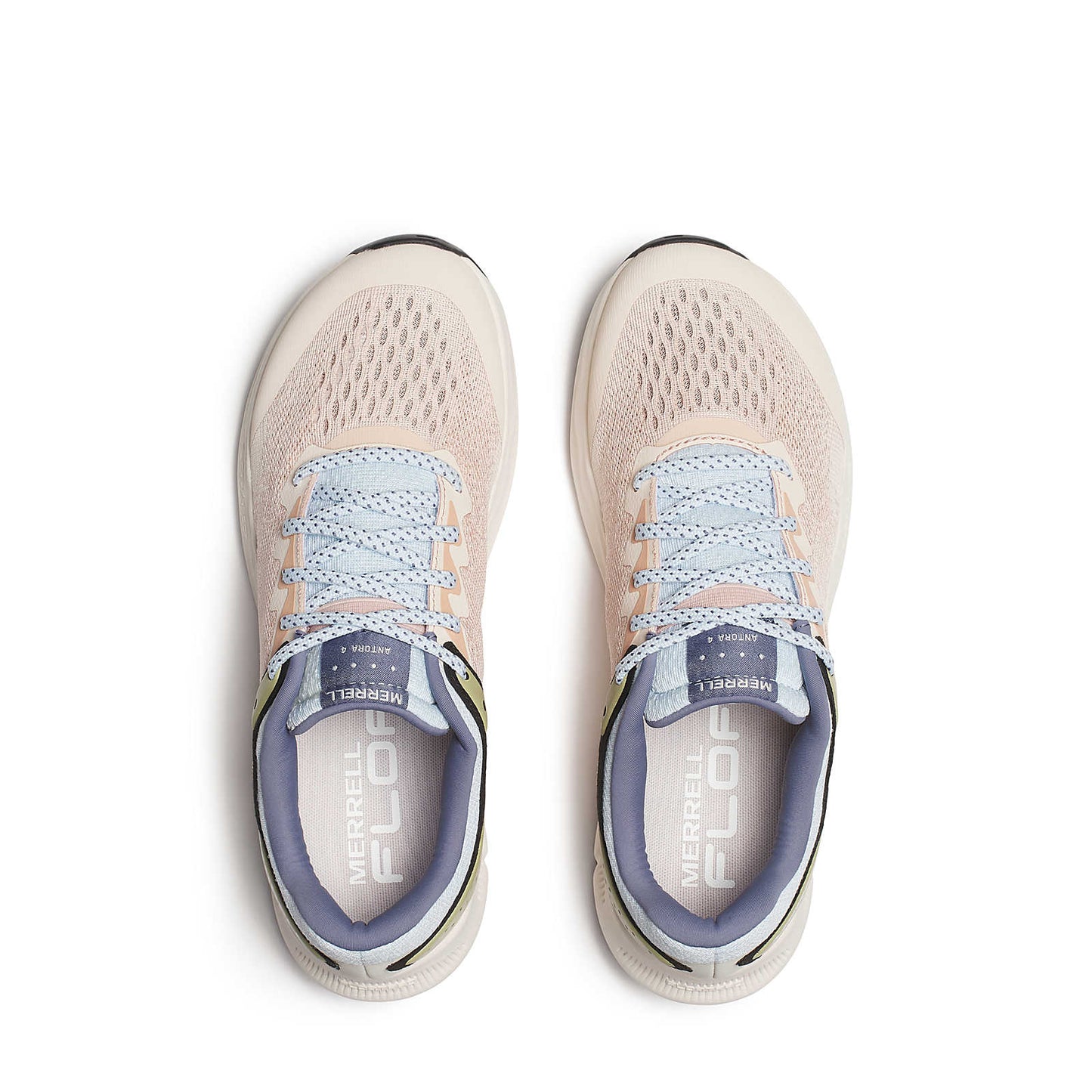 Merrell Women's Antora 4 Low Trail Sneaker - Pink Salt/Ice Blue