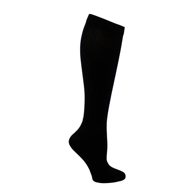Nurse Mates Women's Medical Grade Compression Sock- Black