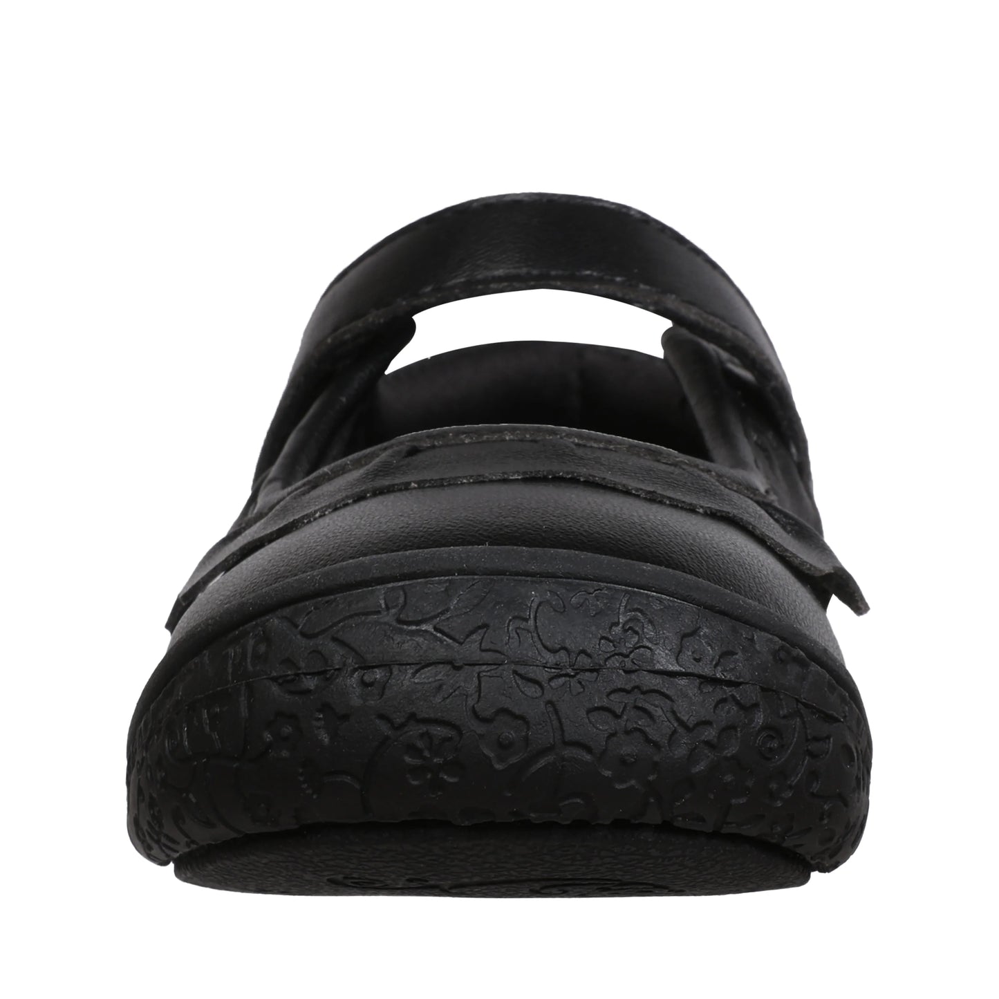 Oomphies Girls' (Sizes 5-3) Amina Leather Mary Jane - Black/Black