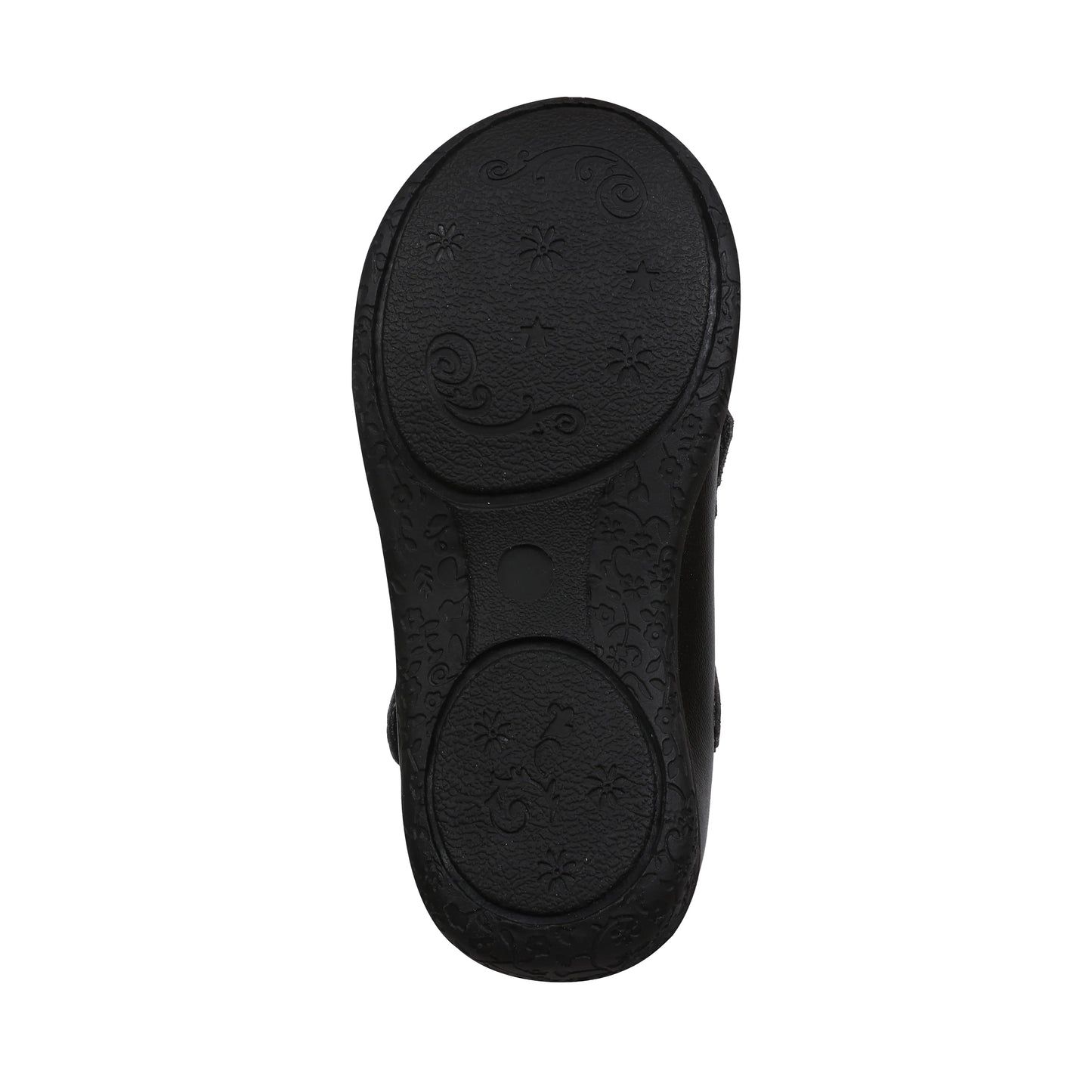 Oomphies Girls' (Sizes 5-3) Amina Leather Mary Jane - Black/Black