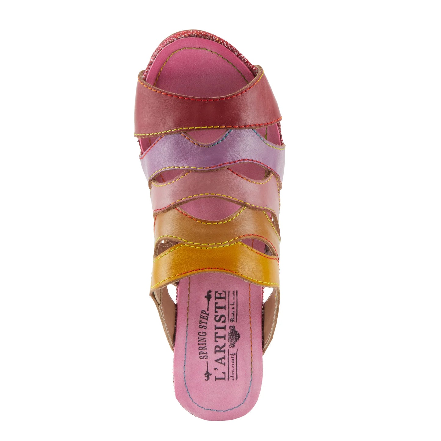 L'Artiste by Spring Step Women's Pita Sandals - Pink Multi