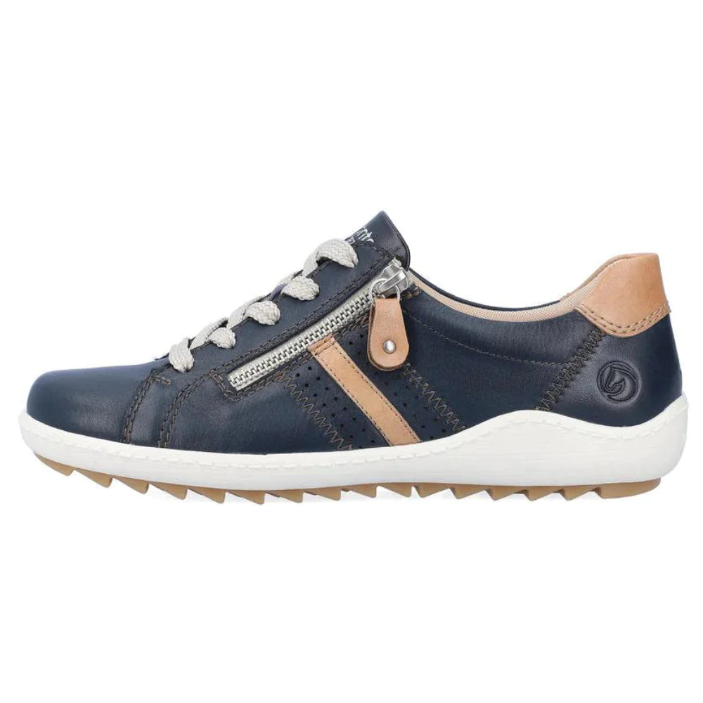 Women's Remonte by Rieker LIV Sneaker - Atlantis/Bisquit/Pazifik