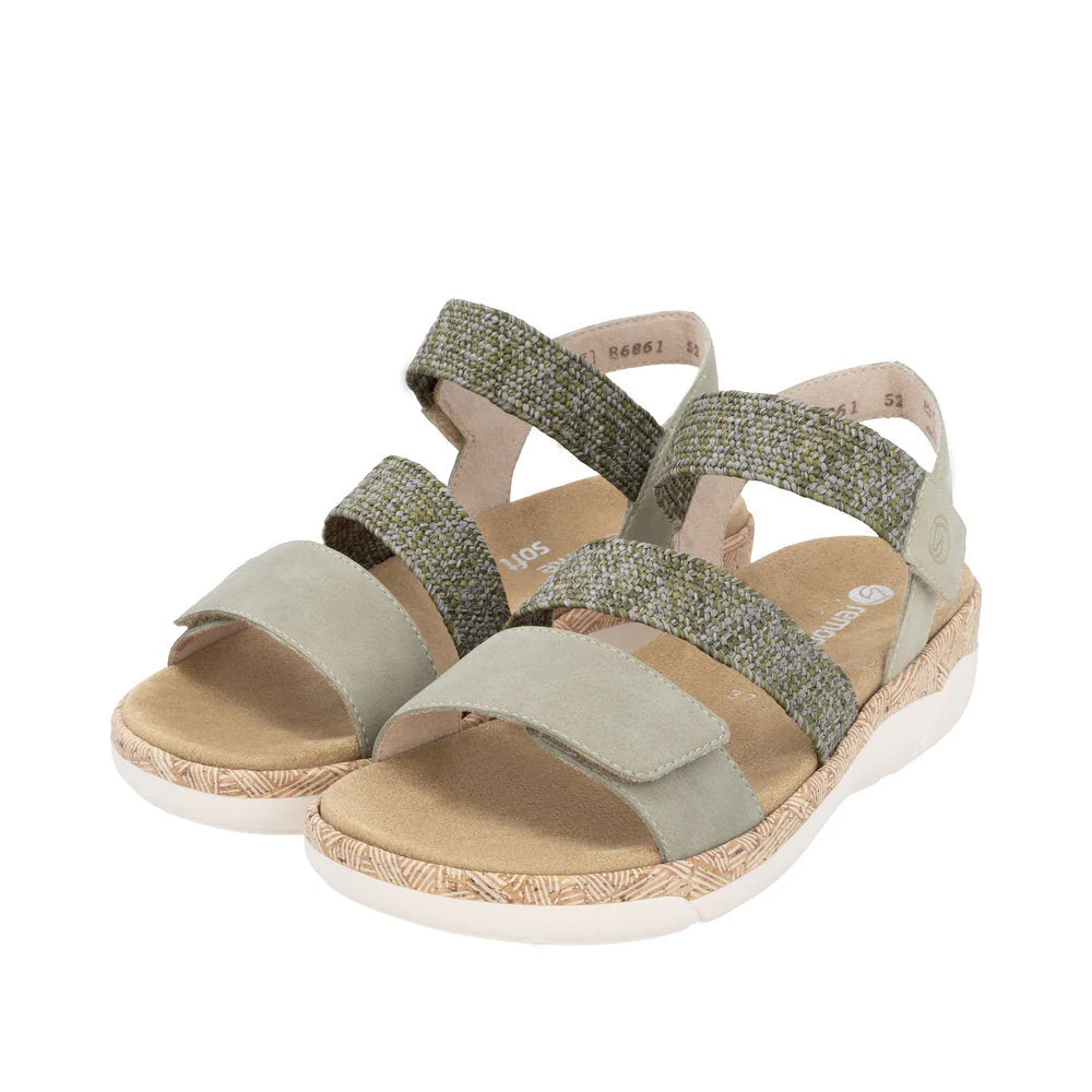 Remonte by Rieker Women's Jocelyn Sandals - Salbei/Olive