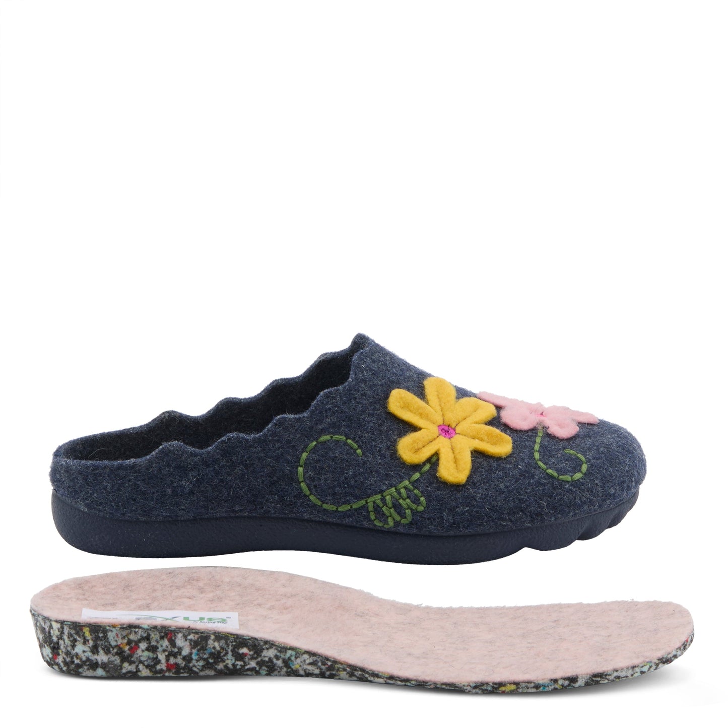 Spring Step Flexus Women's Roseburg Slippers - Navy
