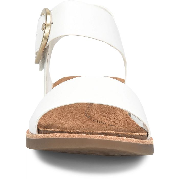 Women's Bali Sandals - White Patent Leather